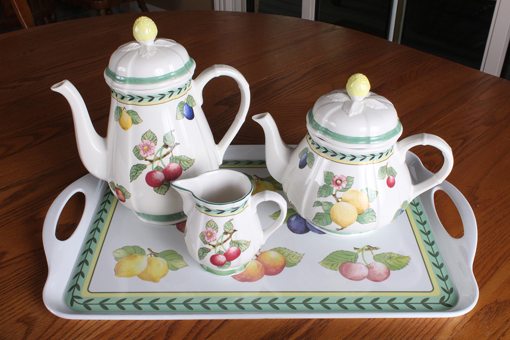 Villeroy & Boch "French Garden" Porcelain Coffee and Tea Set