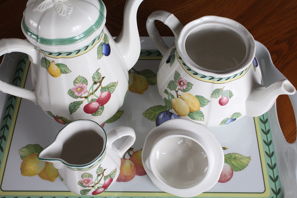 Villeroy & Boch "French Garden" Porcelain Coffee and Tea Set