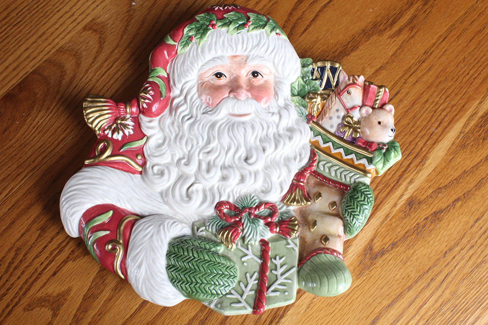 Ceramic Holiday Figurines and Decor Including Fitz and Floyd