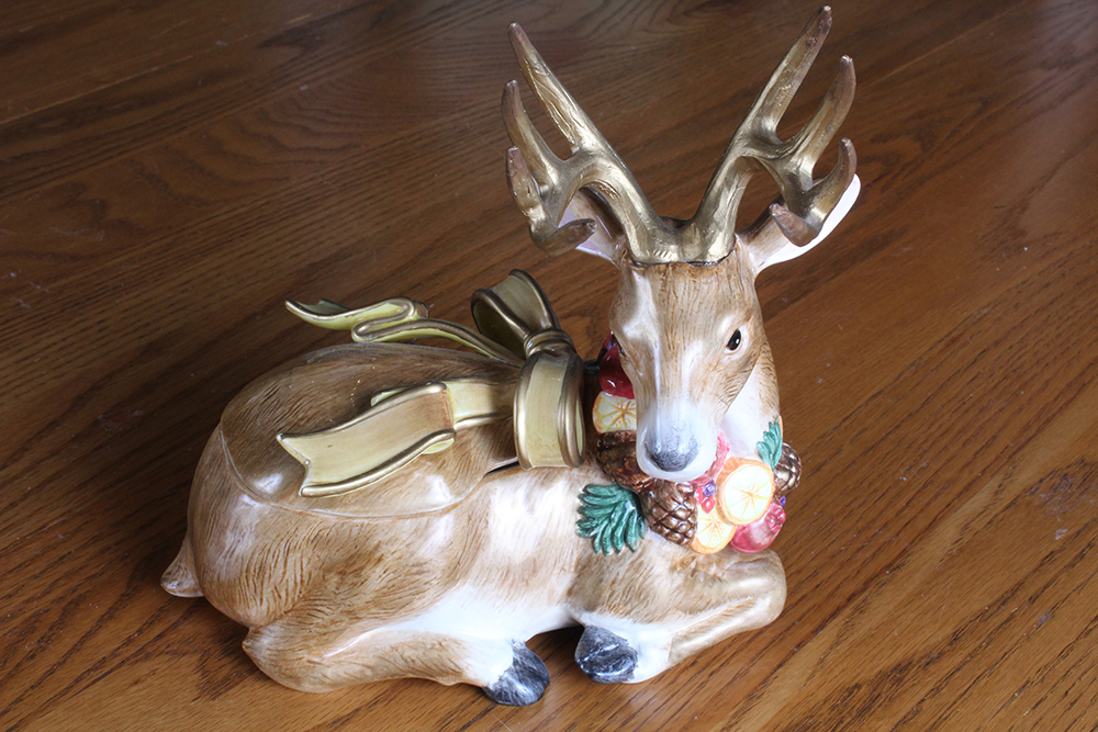 Ceramic Holiday Figurines and Decor Including Fitz and Floyd