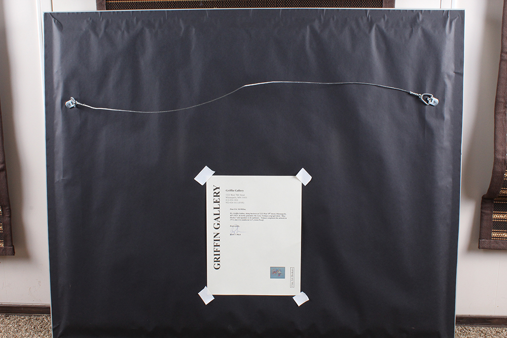 LeRoy Neiman Artist Proof Serigraph "Blue Hockey"