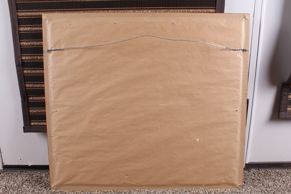 Autographed Print of Dallas Cowboy Quarterback Roger Haubach "Two Minute Warning"