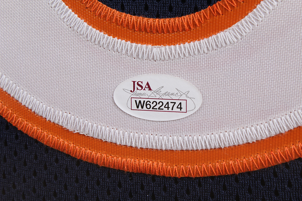 Framed Chicago Bears Dan Hampton Signed Jersey with COA