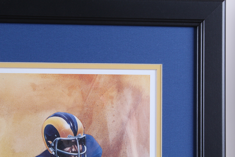 Autographed Print of Los Angeles Rams "The Fearsome Foursome" with COA
