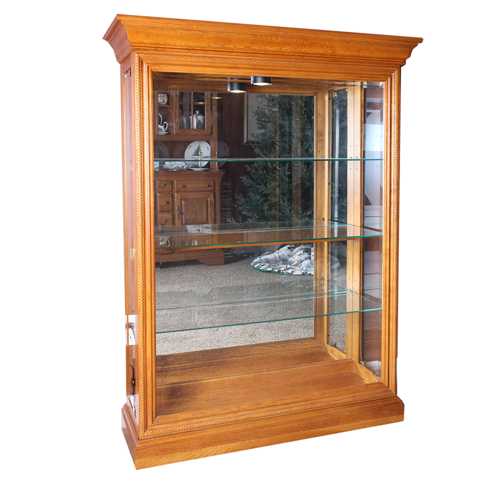 Oak Curio Cabinet from Pulaski Furniture Corp.