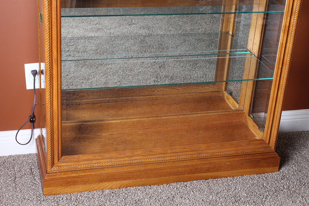 Oak Curio Cabinet from Pulaski Furniture Corp.