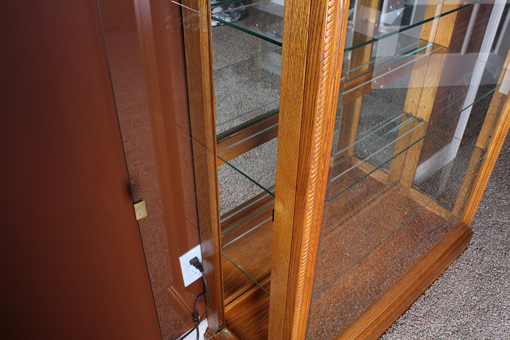 Oak Curio Cabinet from Pulaski Furniture Corp.