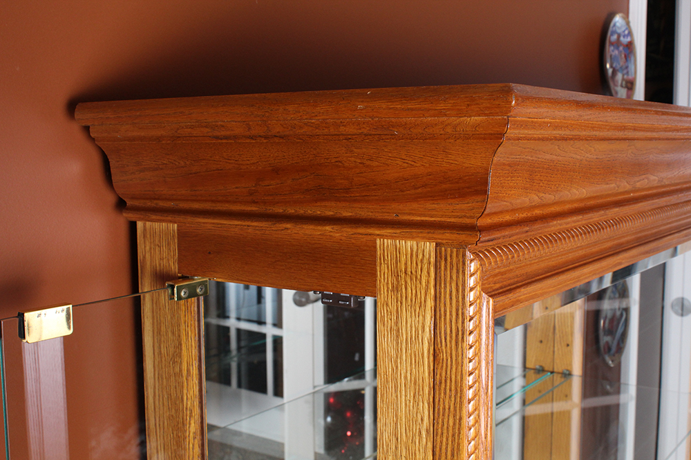 Oak Curio Cabinet from Pulaski Furniture Corp.