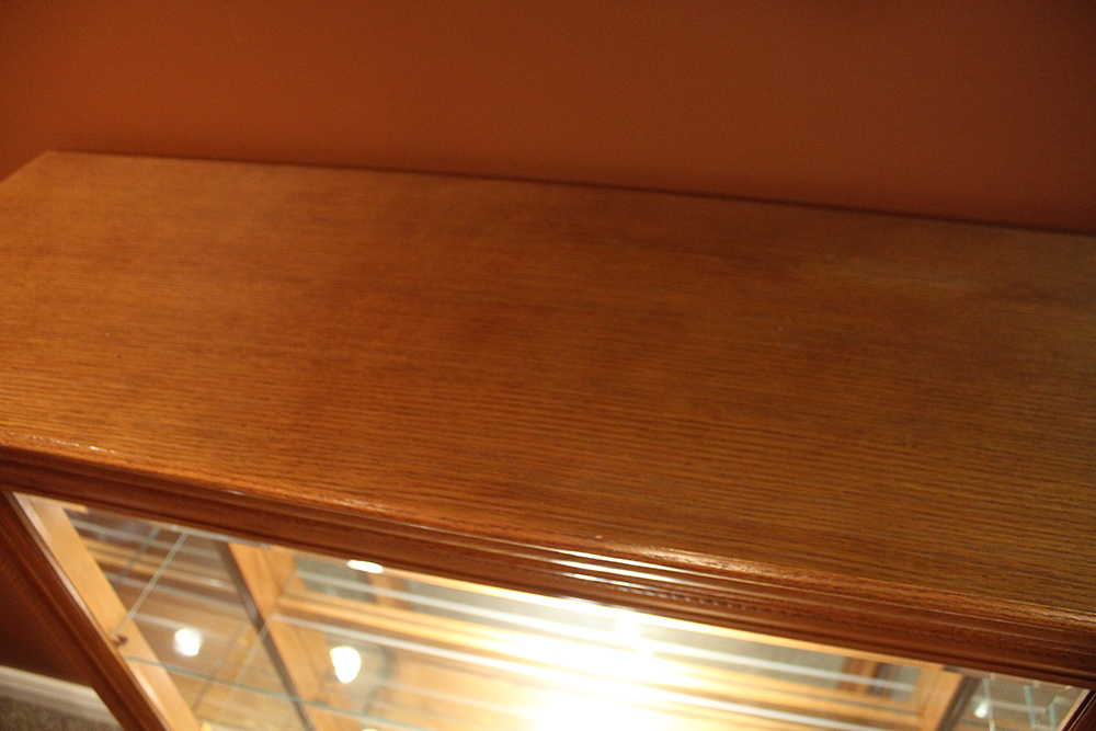 Oak Curio Cabinet from Pulaski Furniture Corp.