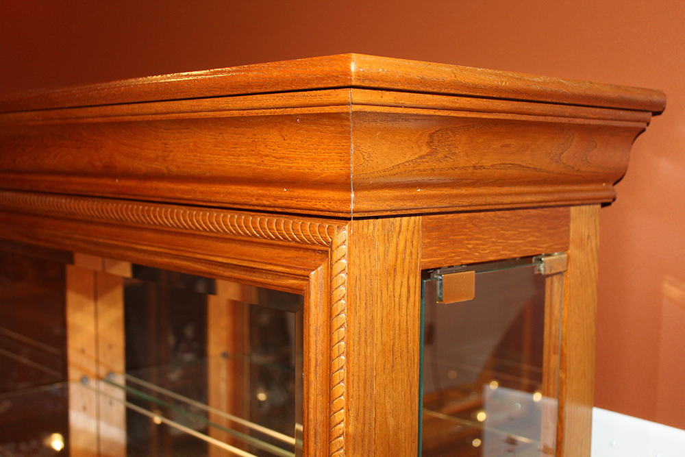 Oak Curio Cabinet from Pulaski Furniture Corp.