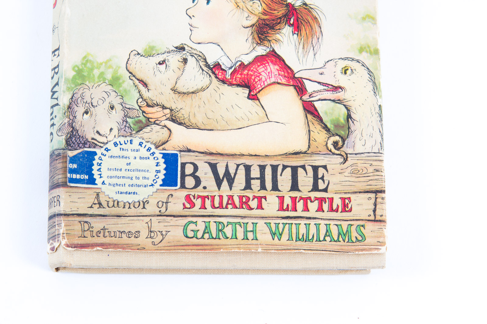 1952 Early Edition of "Charlottes Web" with Original Dust Jacket