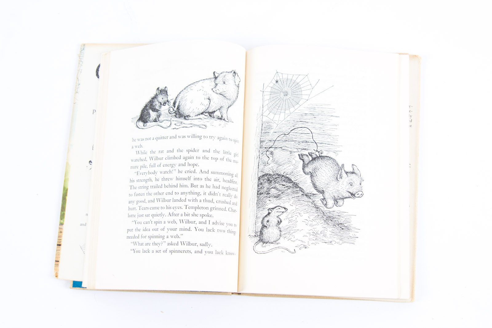 1952 Early Edition of "Charlottes Web" with Original Dust Jacket