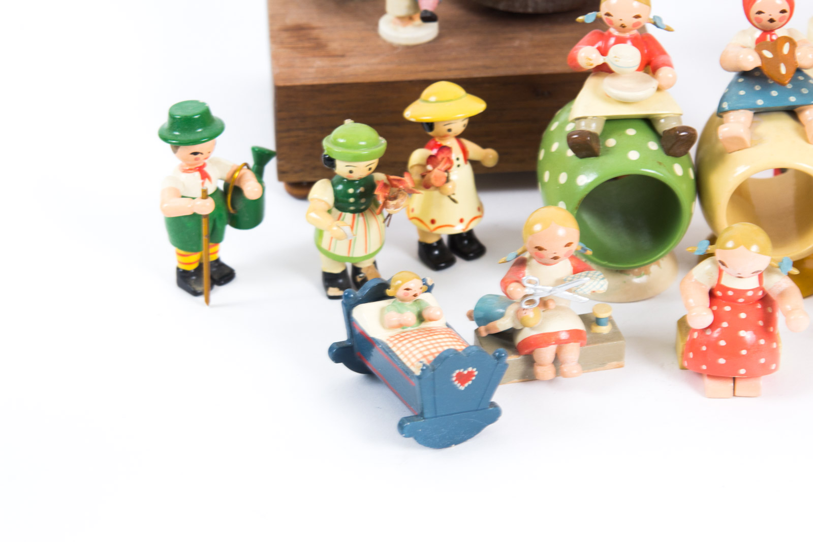 Vintage Erzgebirge German Figurine Assortment