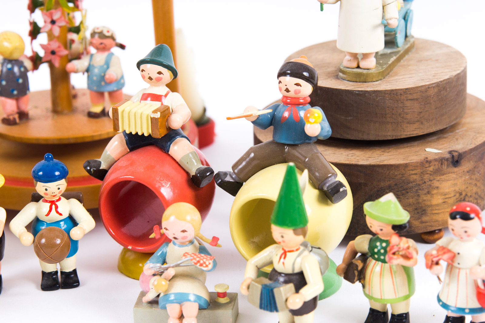 Vintage Erzgebirge German Figurine Assortment