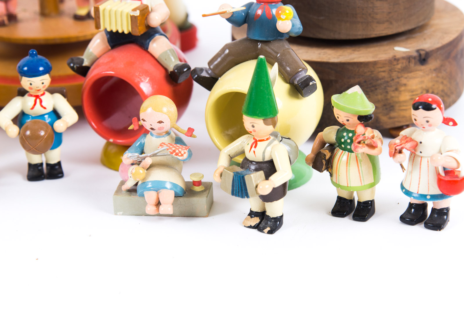 Vintage Erzgebirge German Figurine Assortment