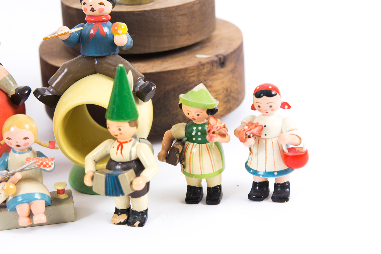 Vintage Erzgebirge German Figurine Assortment