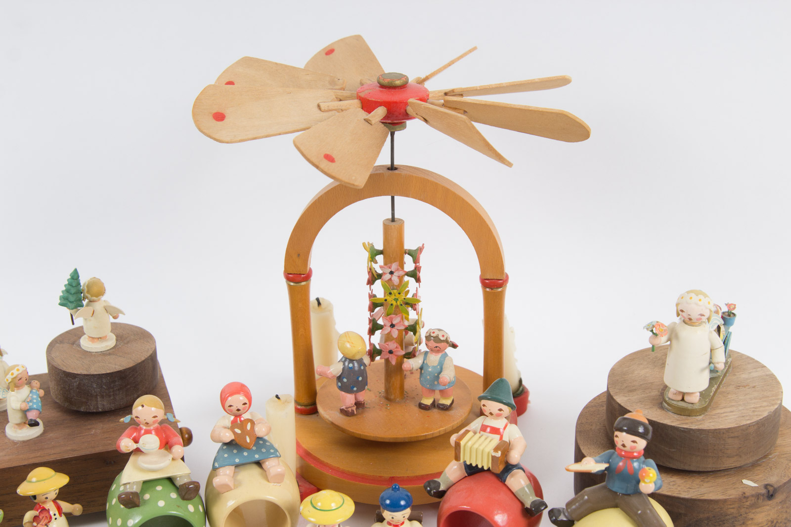 Vintage Erzgebirge German Figurine Assortment