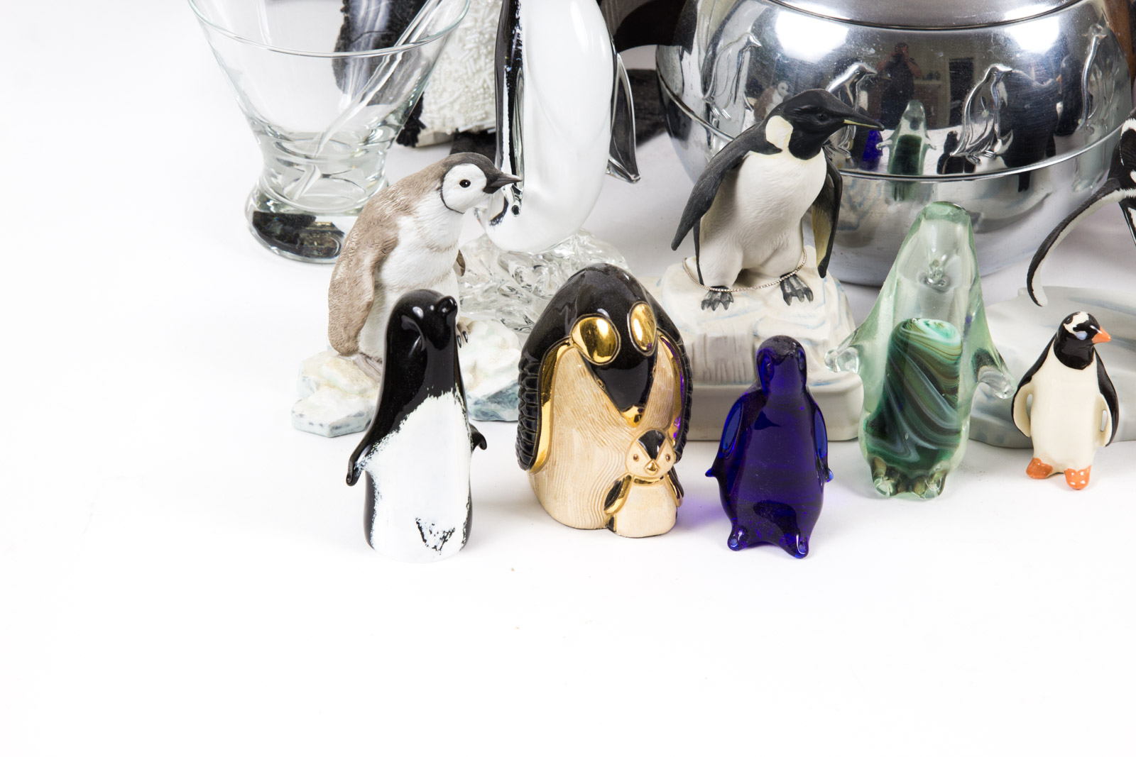 Penguin Themed Home Decor and Literature Assortment