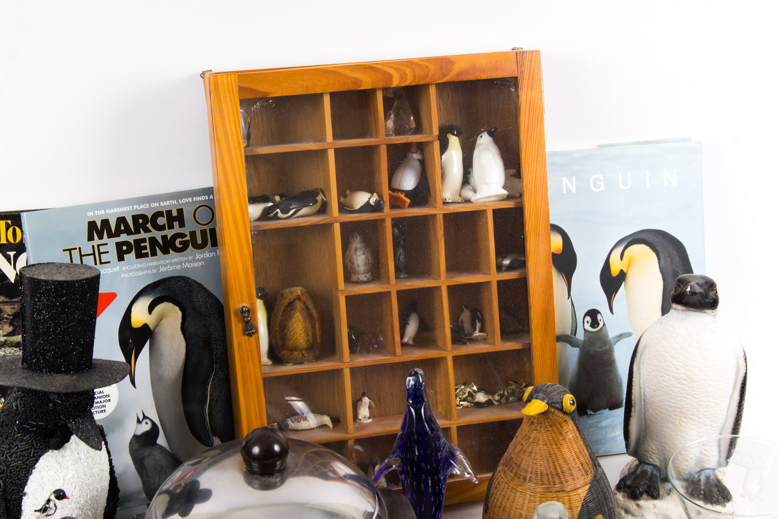 Penguin Themed Home Decor and Literature Assortment