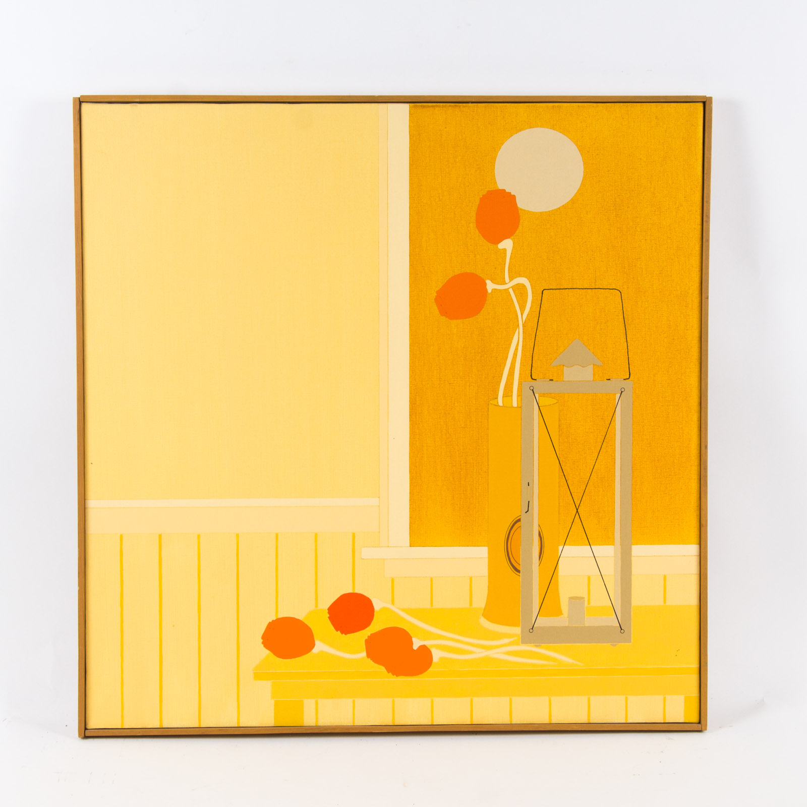 John D. Sember Minimalist Style Still Life on Canvas