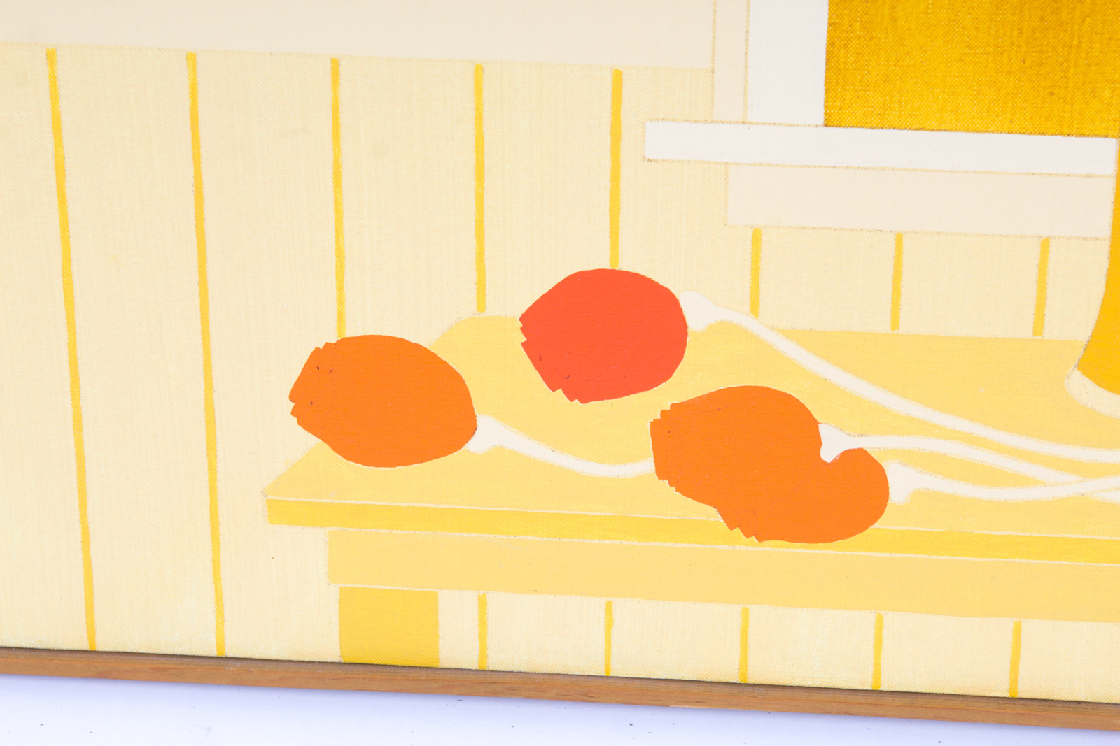 John D. Sember Minimalist Style Still Life on Canvas