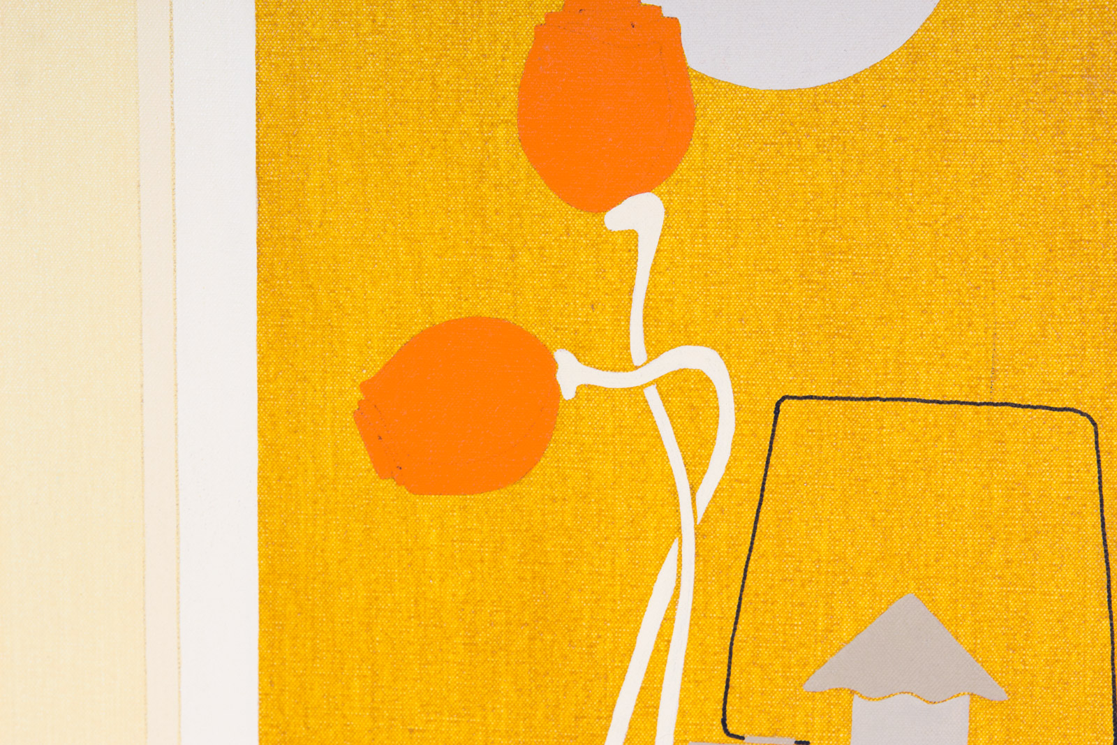 John D. Sember Minimalist Style Still Life on Canvas