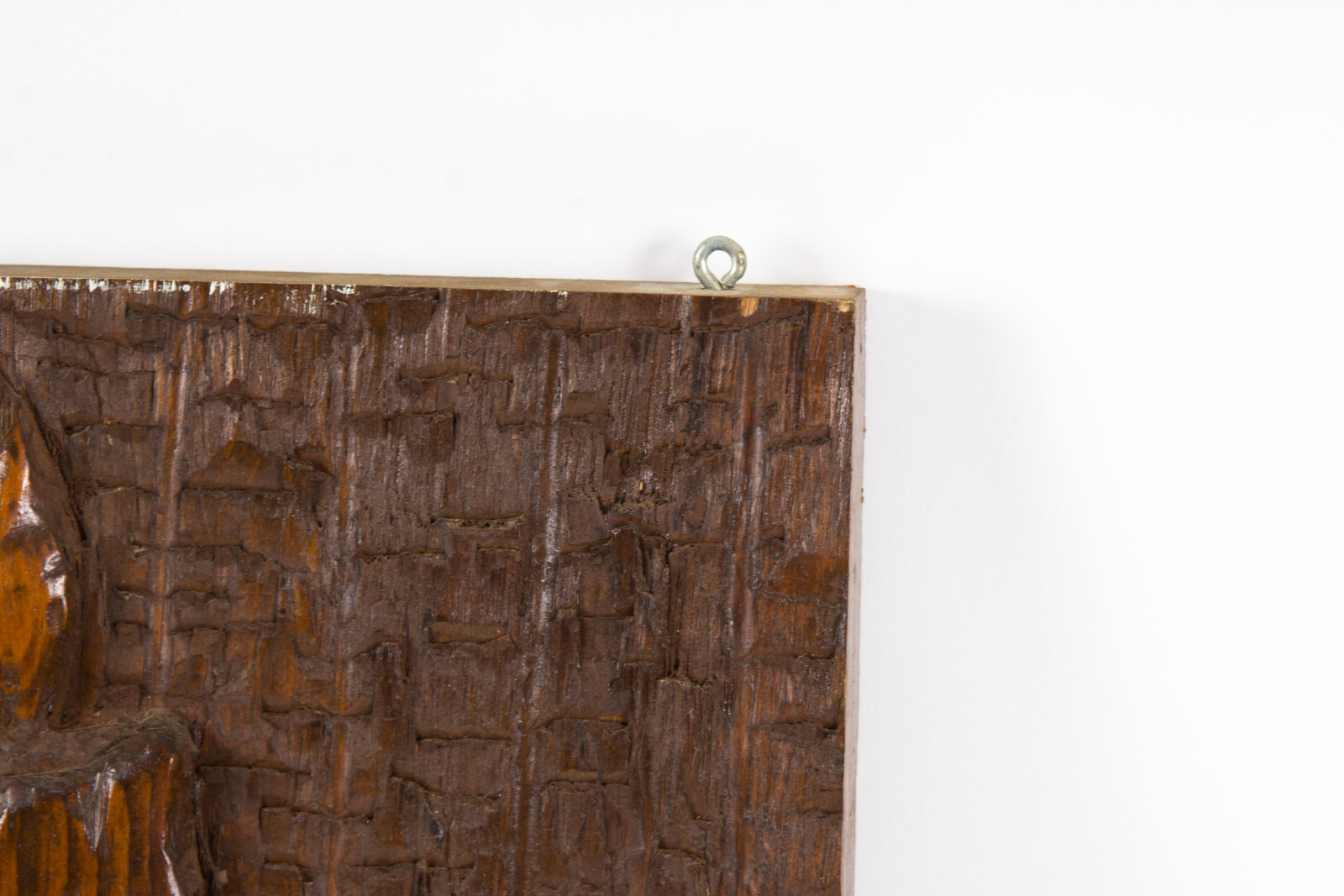 Hand Carved Candle Themed Wall Hanging