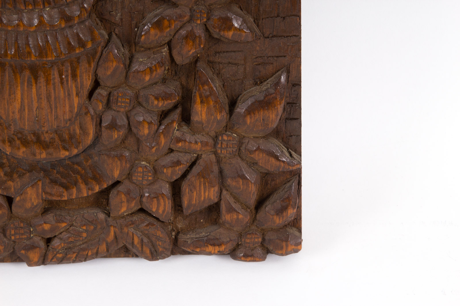 Hand Carved Candle Themed Wall Hanging