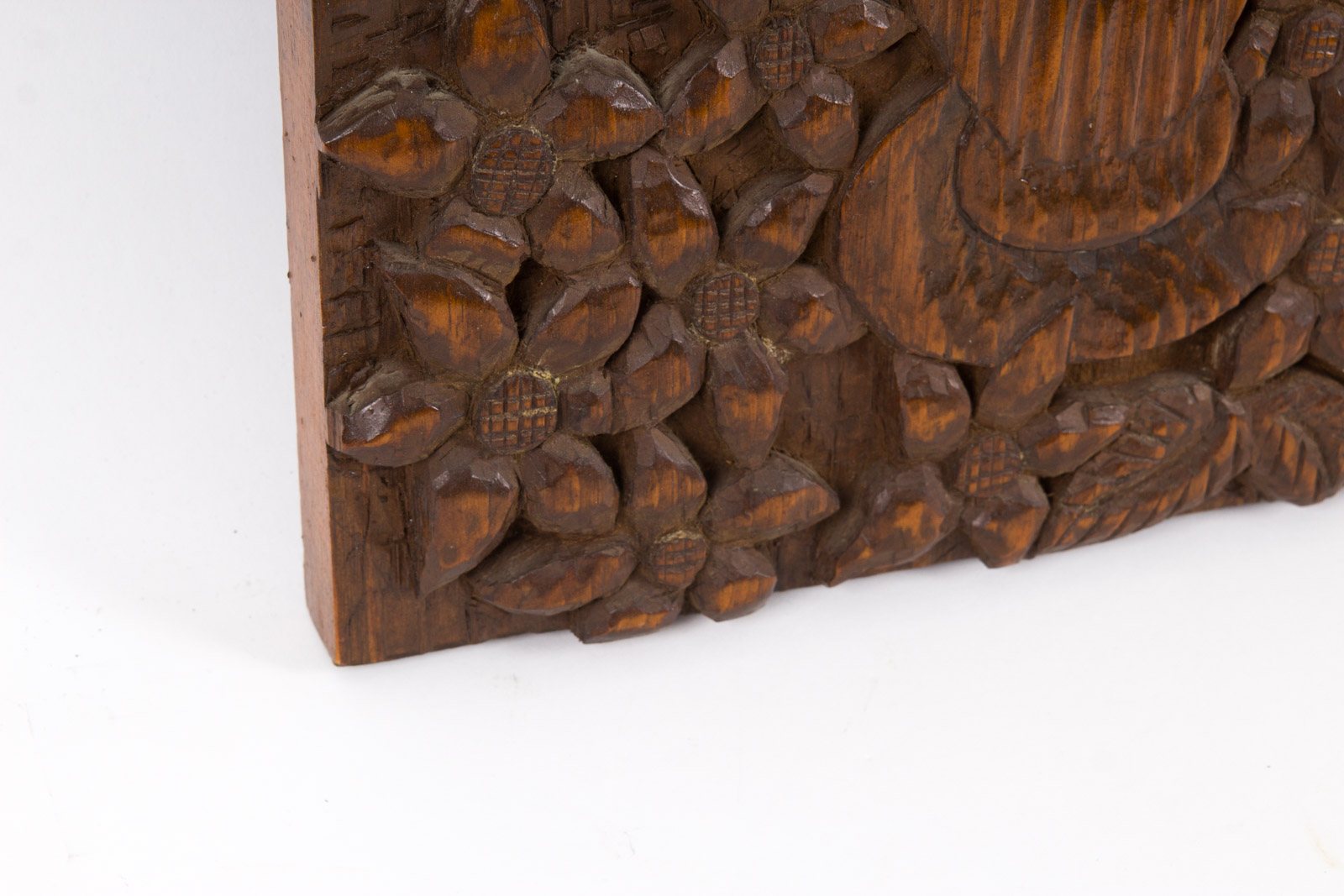 Hand Carved Candle Themed Wall Hanging