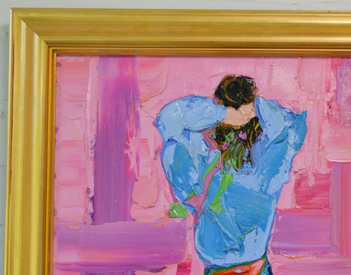 Gayle Gillette Hummel Original "Blanche" Oil Painting