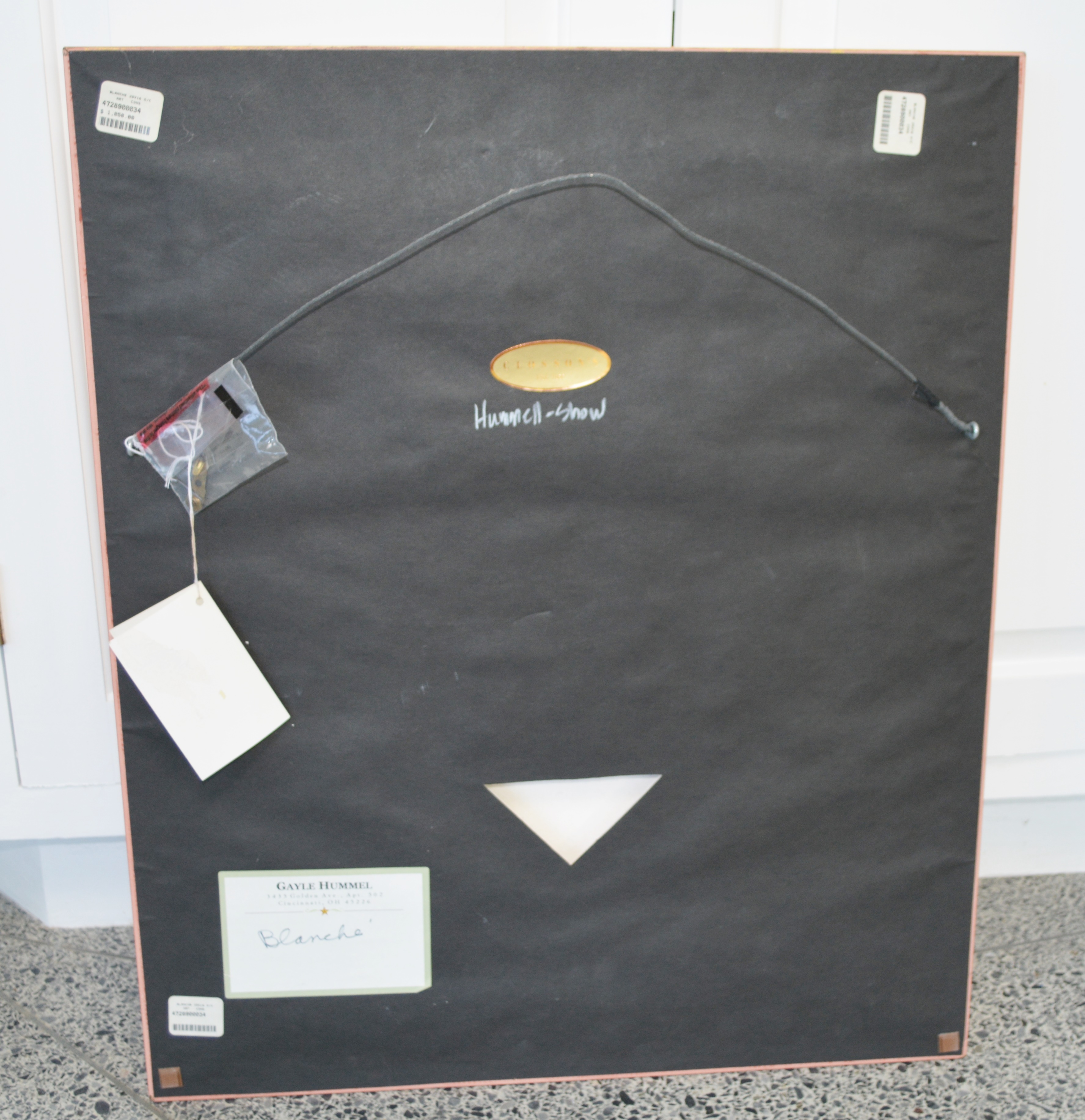 Gayle Gillette Hummel Original "Blanche" Oil Painting