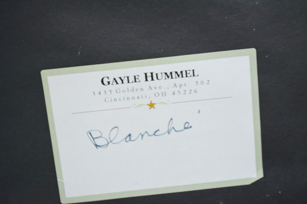 Gayle Gillette Hummel Original "Blanche" Oil Painting
