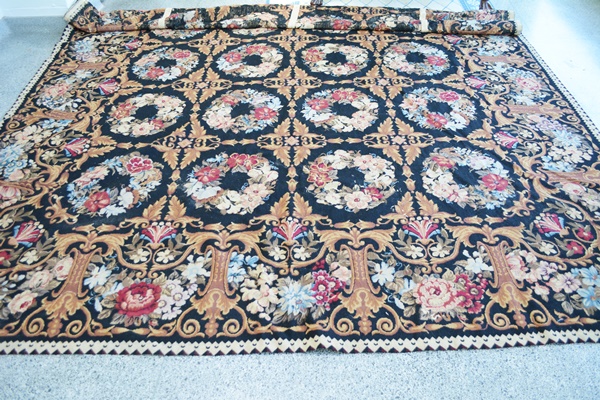 Large Aubusson Style Needlepoint Area Rug