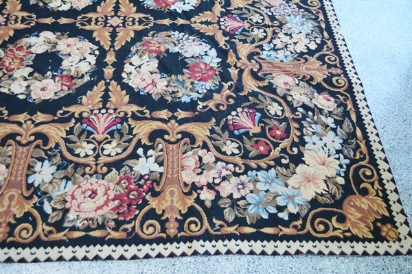 Large Aubusson Style Needlepoint Area Rug