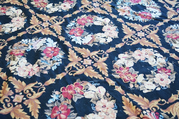 Large Aubusson Style Needlepoint Area Rug