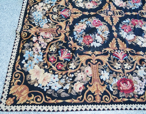Large Aubusson Style Needlepoint Area Rug