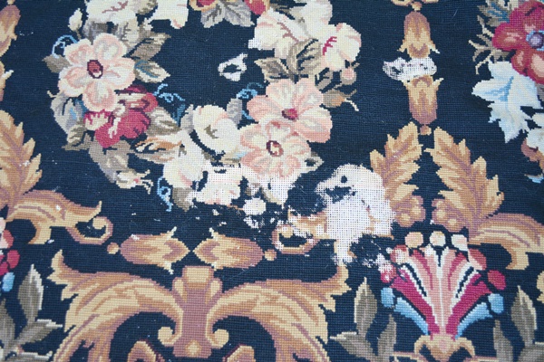 Large Aubusson Style Needlepoint Area Rug