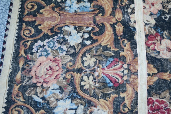 Large Aubusson Style Needlepoint Area Rug