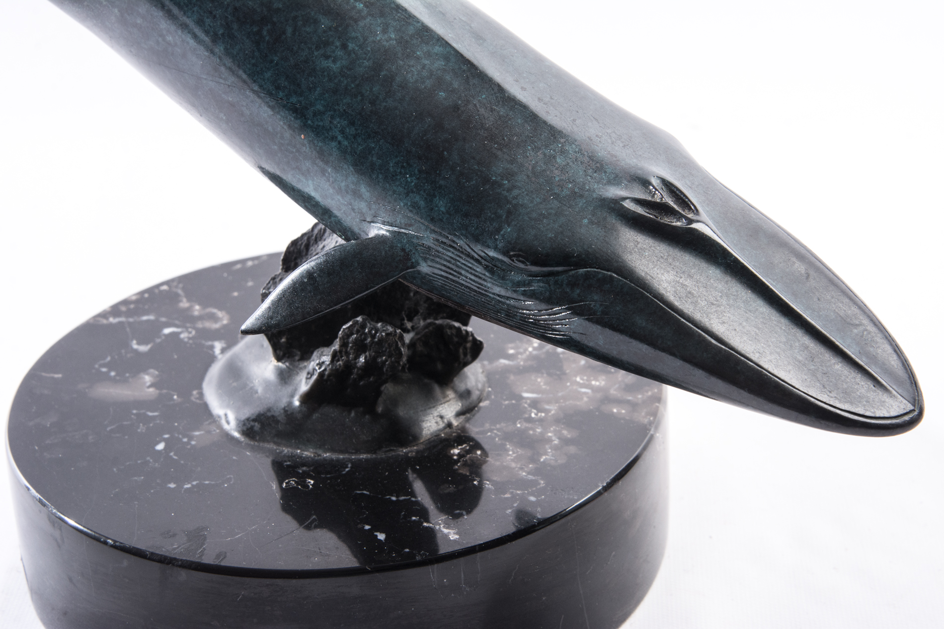 Randy Puckett Bronze Sculpture "1/60 Scale Blue Whale"