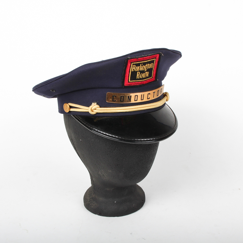 Vintage Men's Railroad Conductor's Hat