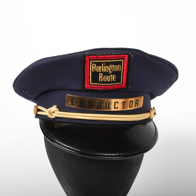 Vintage Men's Railroad Conductor's Hat
