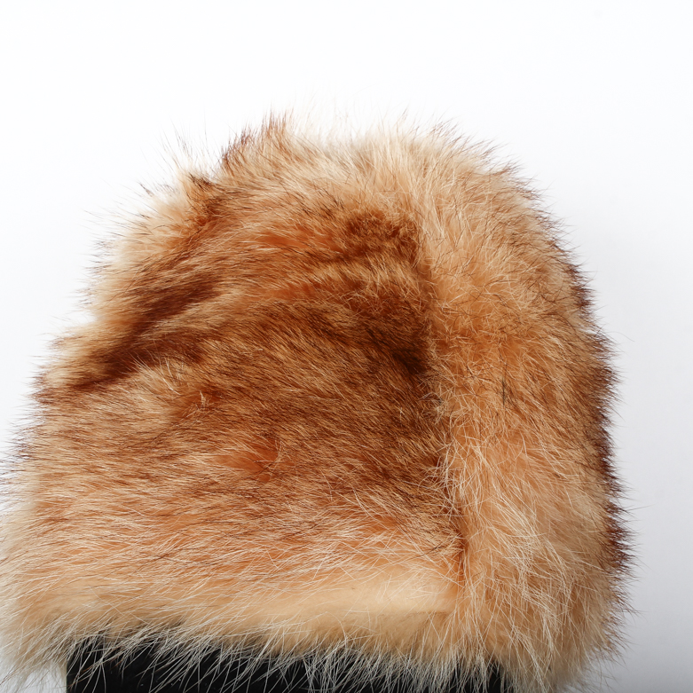 Vintage Fox Fur Hat with Box