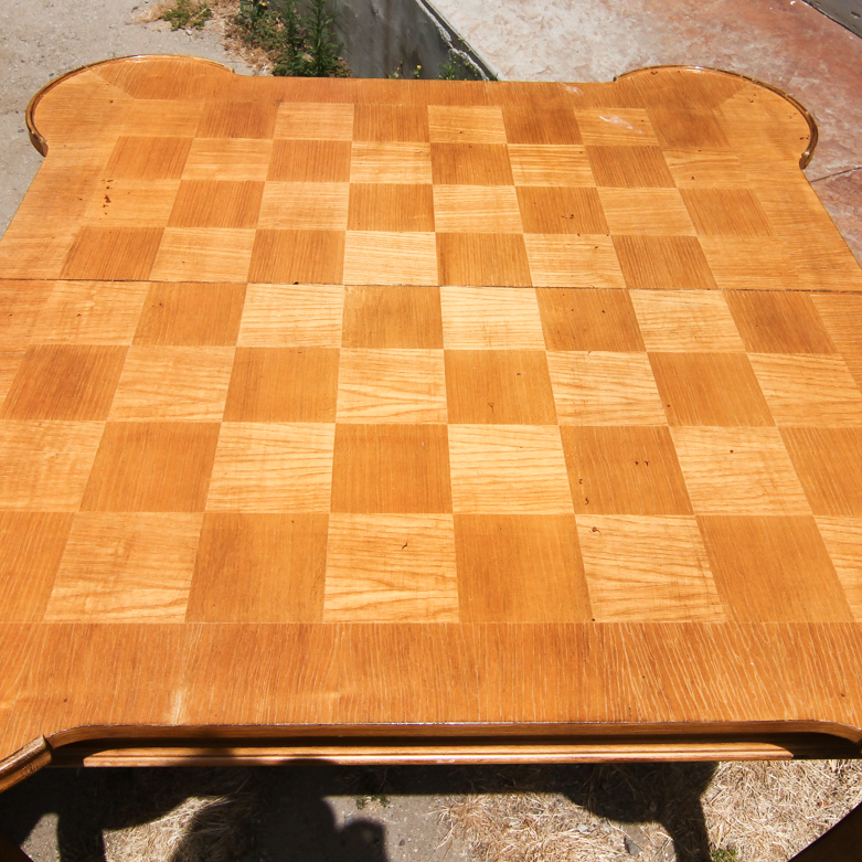 Italian Hand-Carved Game Table