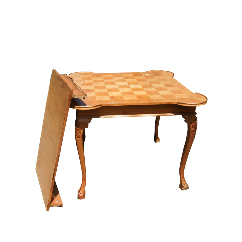 Italian Hand-Carved Game Table