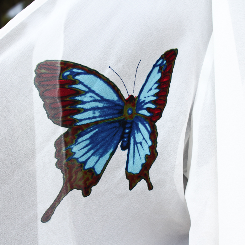 Vintage Citron Santa Monica Silk Dress