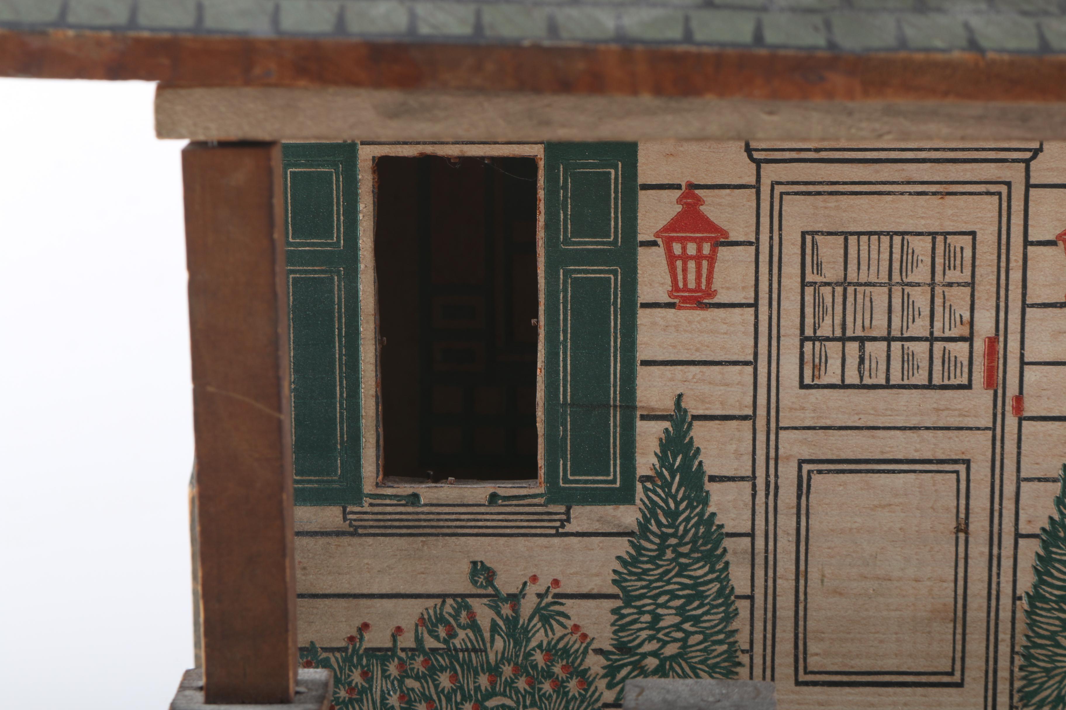 Vintage Wooden Doll House