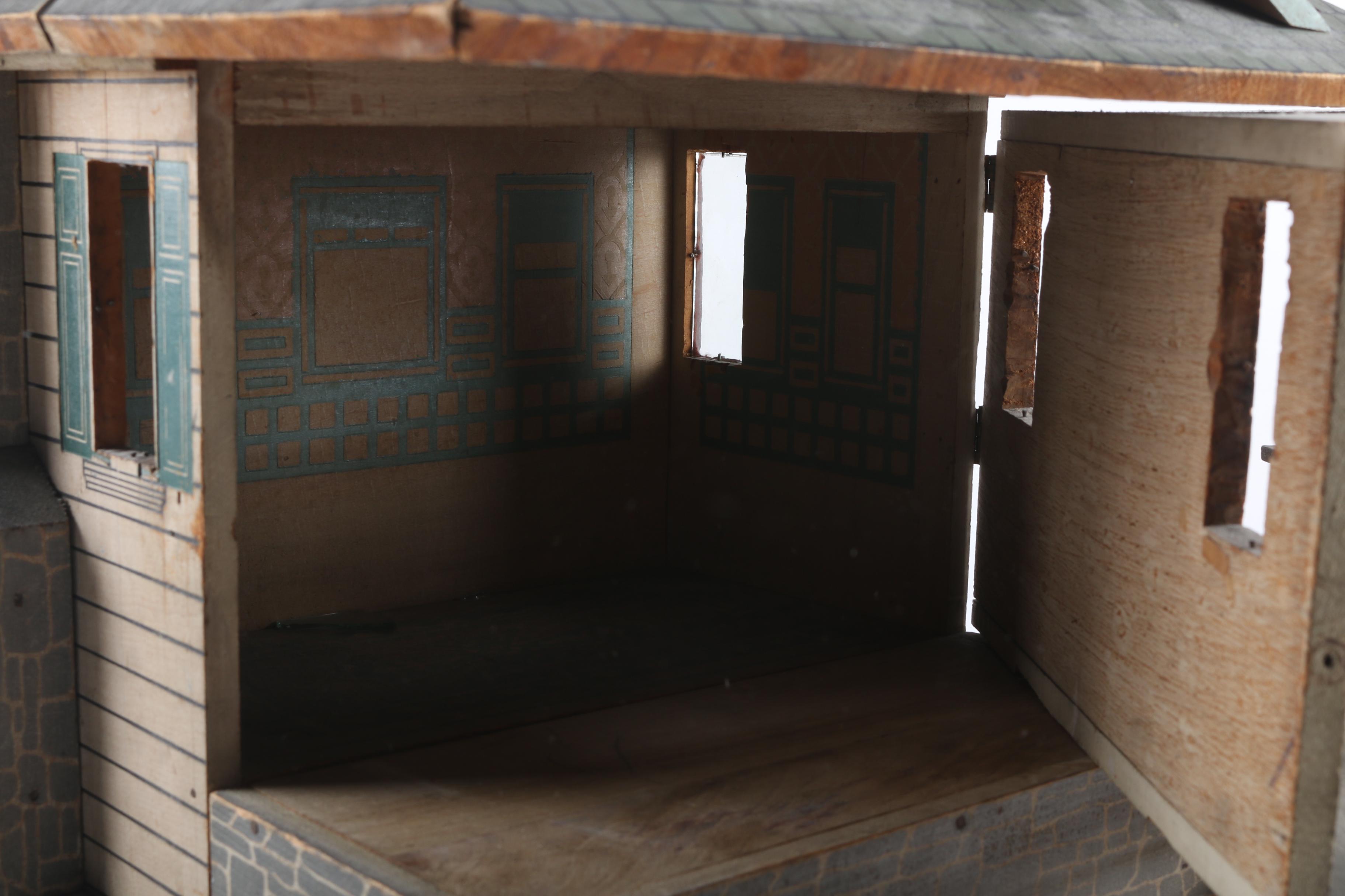 Vintage Wooden Doll House