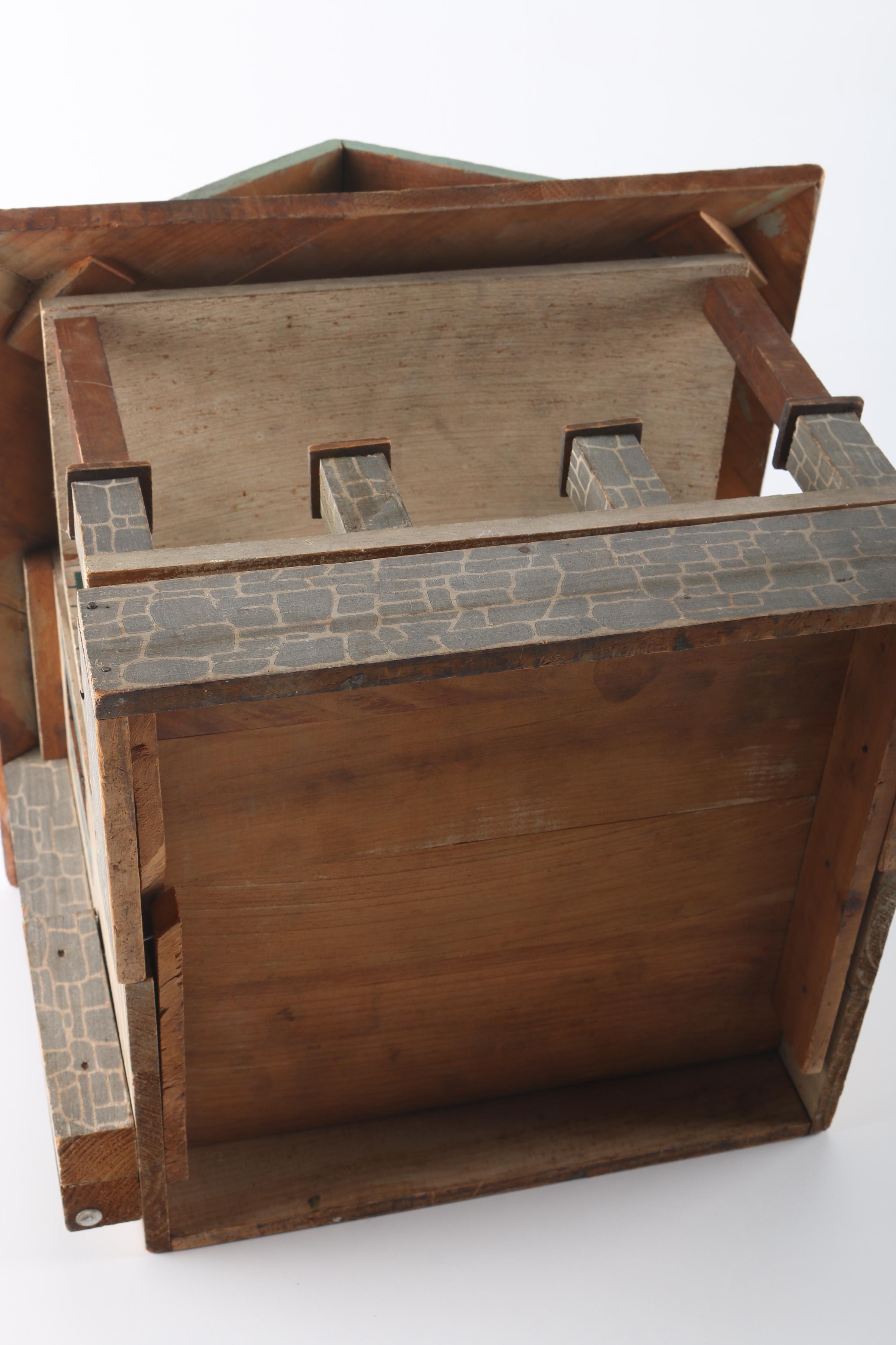 Vintage Wooden Doll House