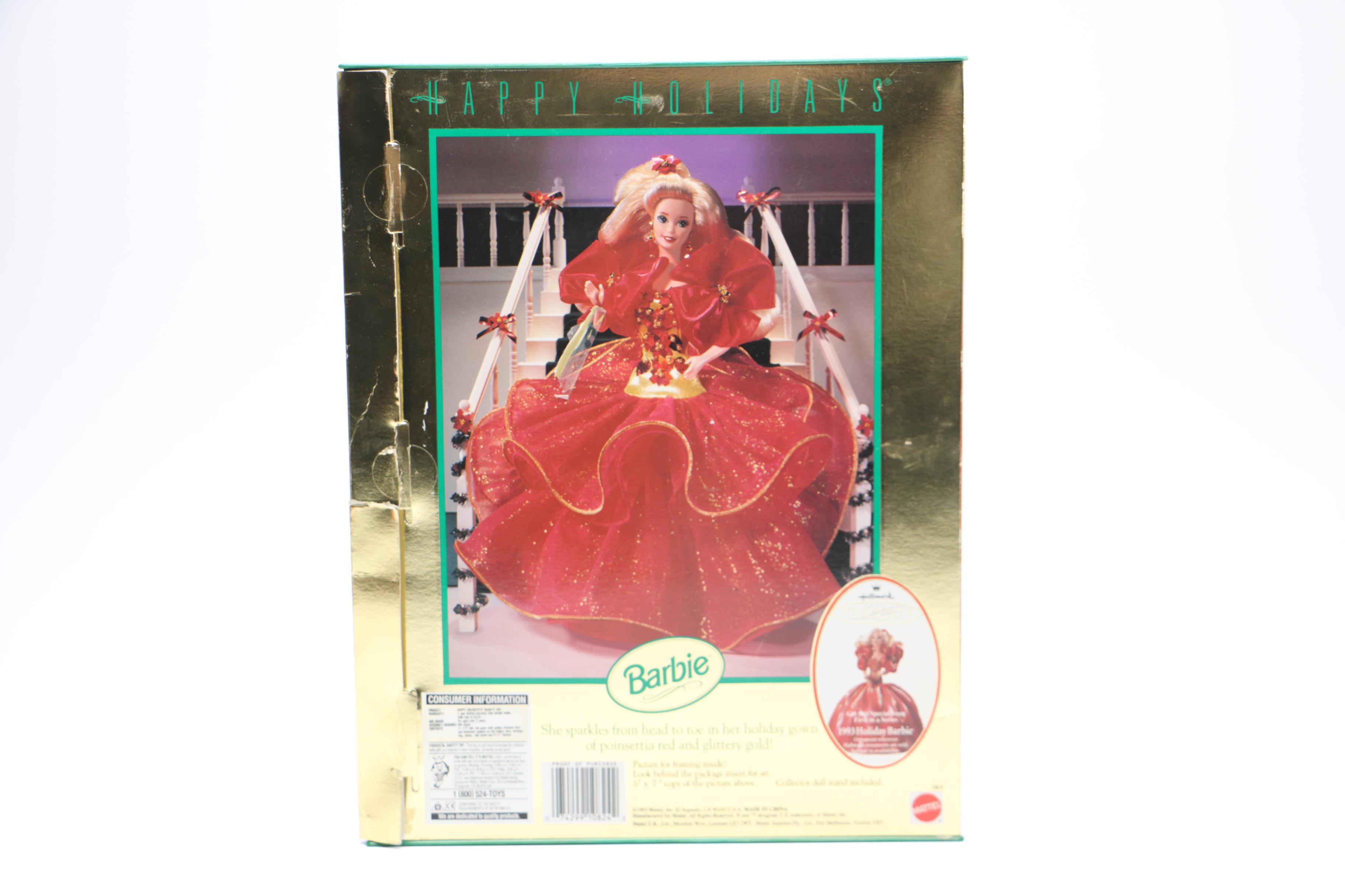 Barbie Dolls Featuring "Happy Holidays"