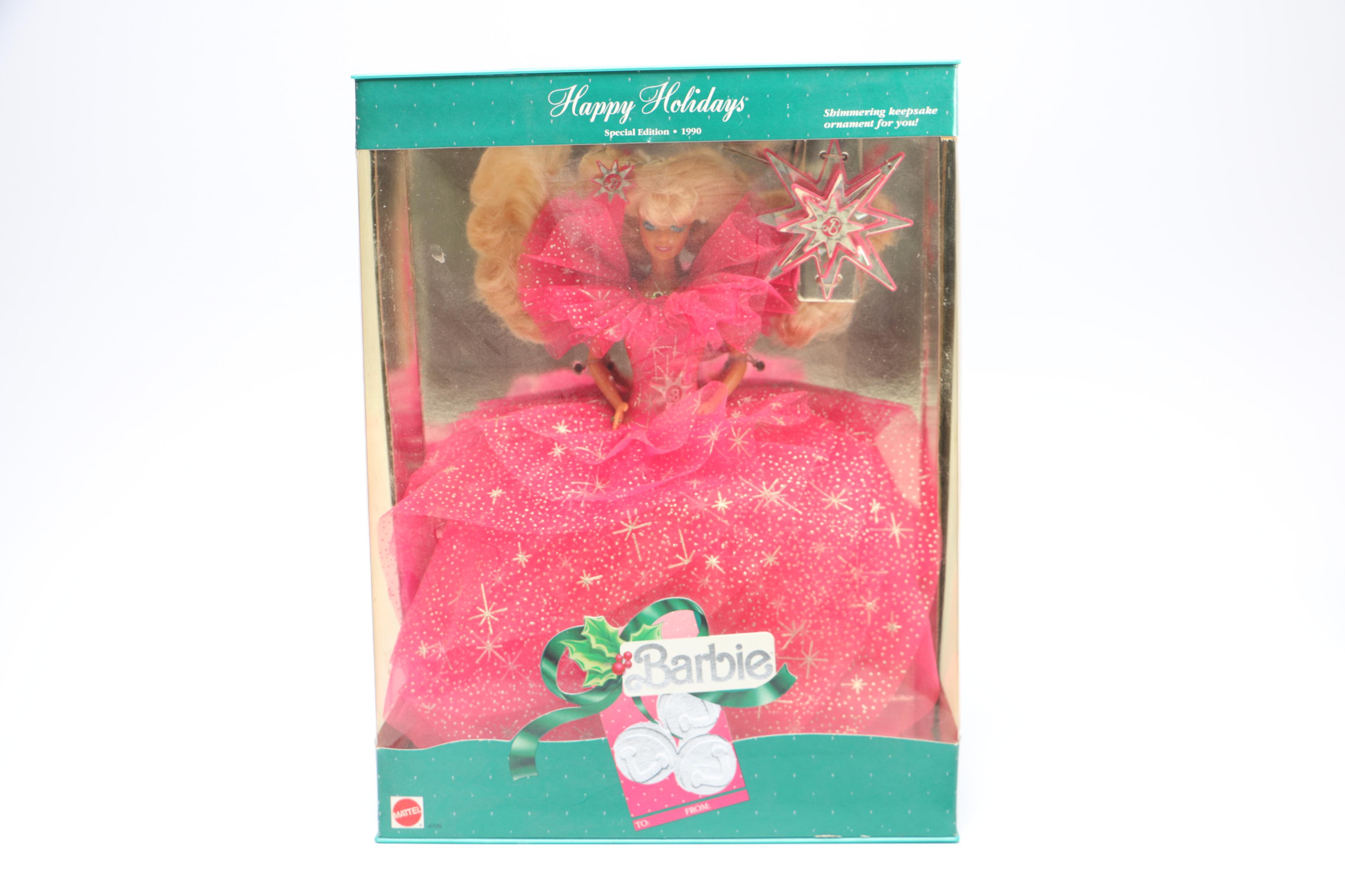 Barbie Dolls Featuring "Happy Holidays"